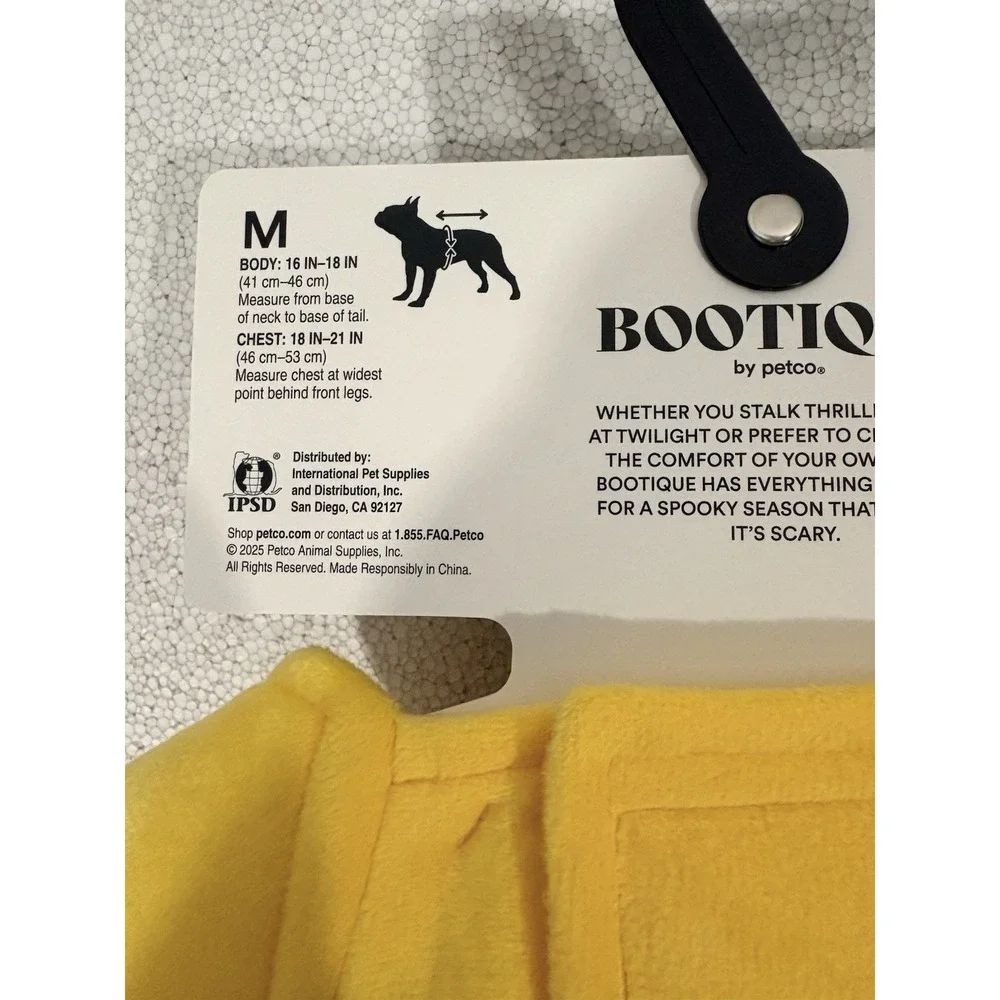 Banana Dog Cat Pet Costume Halloween Outfit Clothes Medium NEW